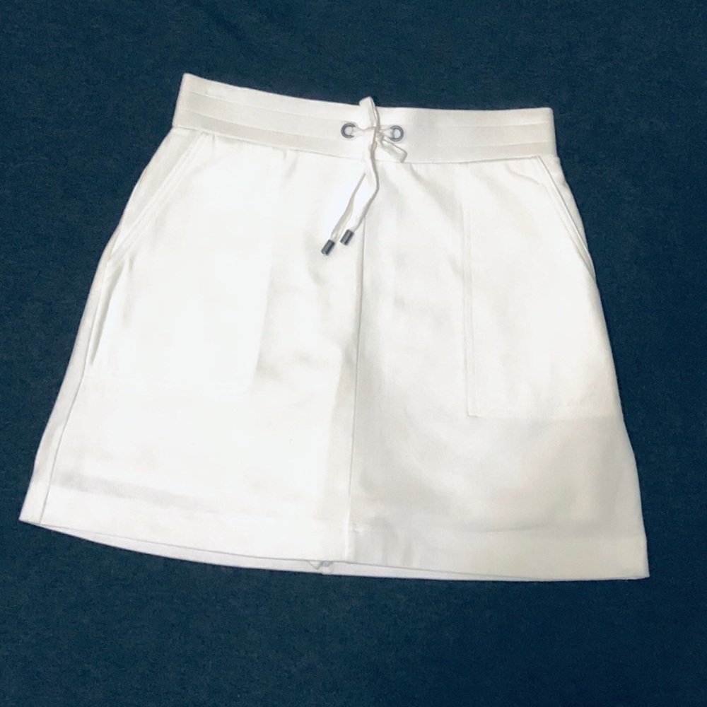 NWT Croft & Barrow White Cotton Skort Petite XS